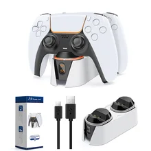 

Charger For PlayStation 5 Wireless Controller Dual Fast Charger Charging Dock Station For PS5 Gamepad Joystick