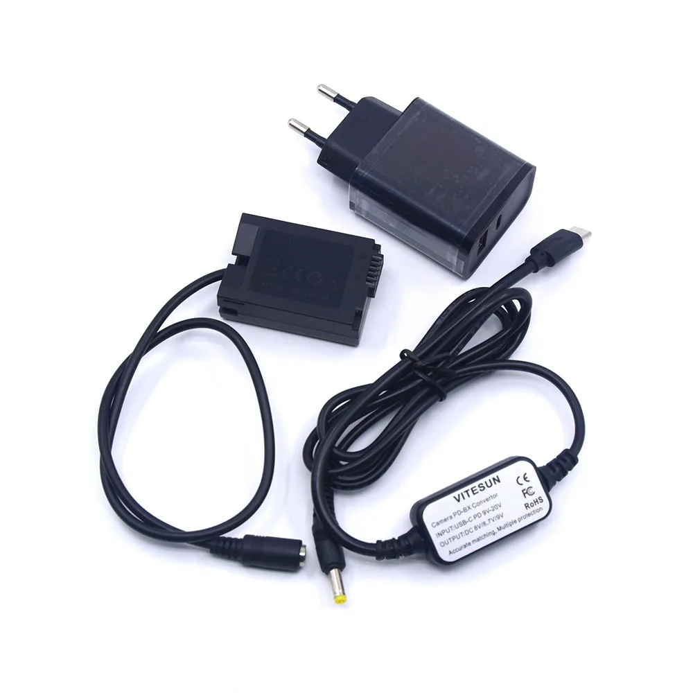 

EH-5 EH-5A MH-32 PD Charger + USB Type-C Power Bank Cable + EP-5G DC Coupler EN-EL25 Dummy Battery For Nikon Z30 Z50 ZFC Camera