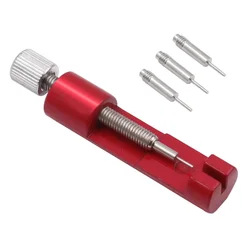 Precision Metal Watch Strap Adjustment and Repair Tool (Red - Matel)