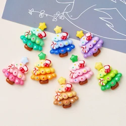 5Pcs Charm Resin Cartoon Anime Christmas Patch Decor  Shiny Fashion Girl Cute Phone Case Diy Crafts Accessories