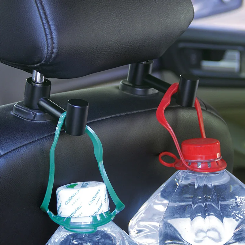 

Aluminum Alloy Car Seat Back Headrest Hook Creative Car Seat Back Hook Holder Metal Hanger for Storage Car Coat Hanger