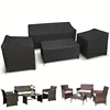 4pcs/Set Patio Furniture Covers, Heavy Duty Waterproof Outdoor Furniture Covers, Rattan Outdoor Furniture Windproof 1