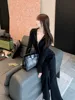 Women Fashion Slim Knitted Tracksuits 2 Piece Set Autumn Winter Casual Hooded Zip-up Short Coat Trousers Outfits Femme Clothing 5