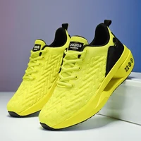 Men's Lightweight Breathable Fabric Running Shoes - Breathable Outdoor Sports Shoes for Gym, Jogging, Tennis - Comfortable Cushioning and Support