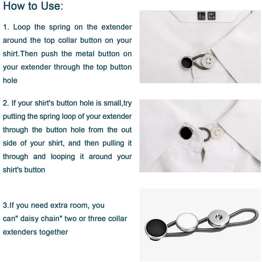 2-10Pcs Metal Collar Neck Waist Extender Buttons For Men Dress Shirts Pants Belt | eBay 2-10Pcs Metal Collar Neck Waist Extender Buttons For Men Dress Shirts Pants Belt | eBay