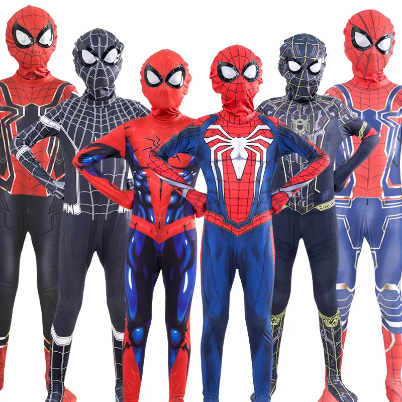 Xingsky combinaison spiderman, deguisement spiderman enfant, Spiderman  Costume Enfants, combinaison spiderman enfant pour Noël Carnaval Cosplay  Fête