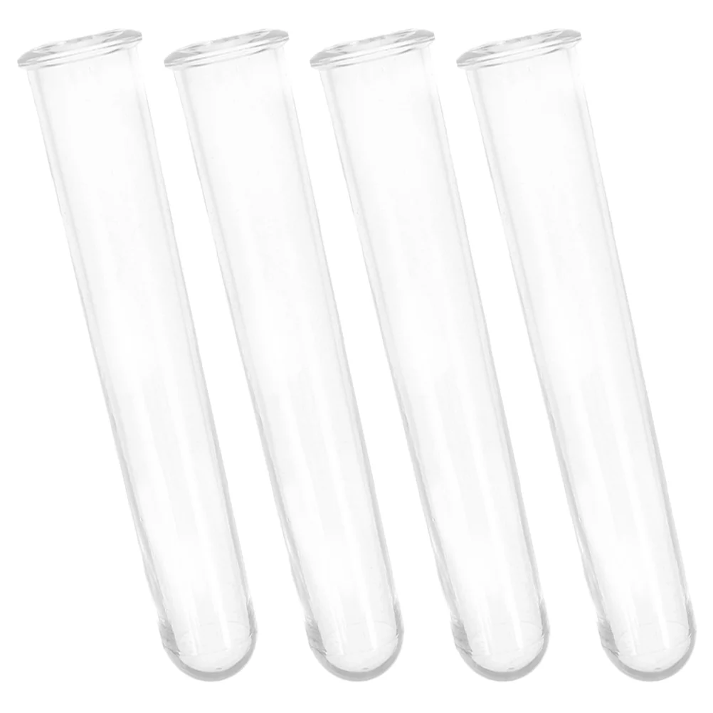 4 Pcs Hydroponic Vase Flower Test Tube Vases Propagating Tubes for Plants Arrangement Fresh Flowers Floral Propagation 6