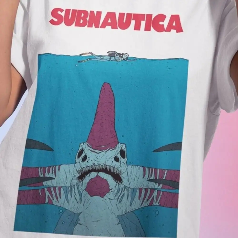 Maglietta Da Gioco Subnautica Indie Videogioco