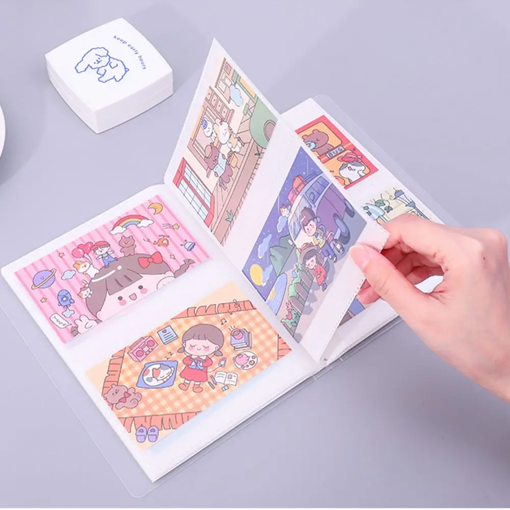 Durable Postcard Sticker Large Capacity Wear Resistant Empty Storage Case Photo Collection Transparent Album Photo Storage Book