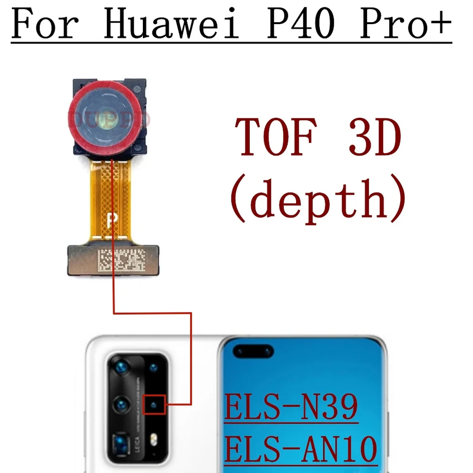 Cache Arrière Original Huawei P40 Lite 5G 02353SMS Noir Minuit
