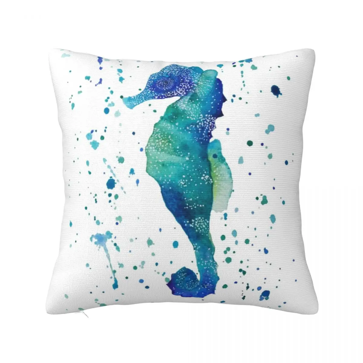 

Watercolor Seahorse Throw Pillow Sofa Cushions Cushion Cover For Sofa
