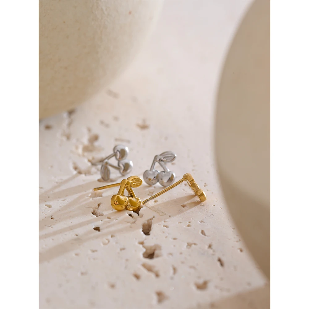 Yhpup Earrings 316L Stainless Steel 18K PVD Plated