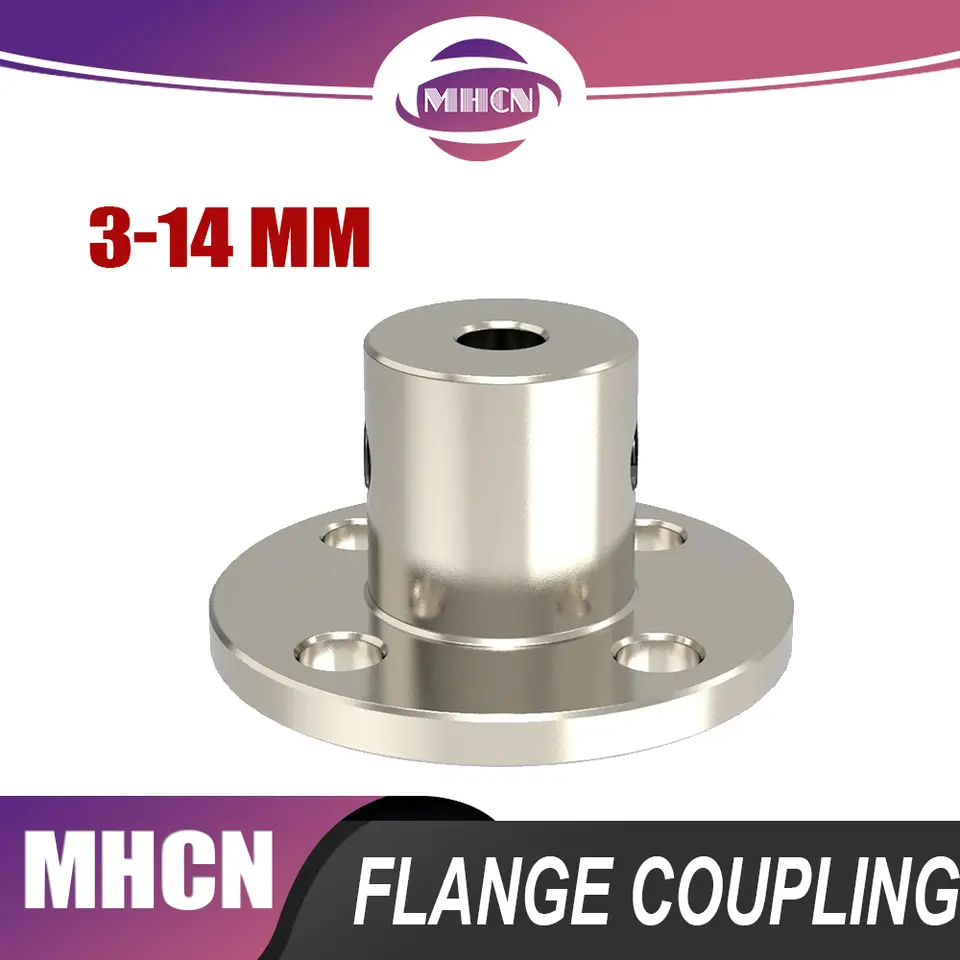 Flange coupling motor guide shaft coupling 3mm 3.17mm 4mm 5mm 6mm 6.35mm 7mm 8mm 10mm 11mm 12mm 14mm motor support connector image 1