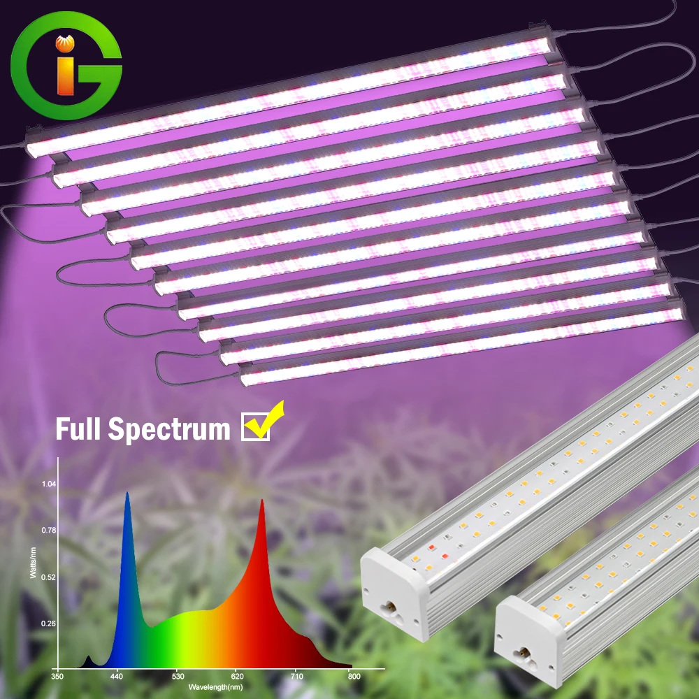 LED Grow Light SunLight Tube LED Plant Grow Light Full Spectrum Hydroponic Vegetable Fill Light Greenhouse Greenhouse Cultivation