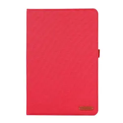 Elegant TPU Leather Cloth Pattern Protective Case for MagicPad 2 12.3 2024 (Red)