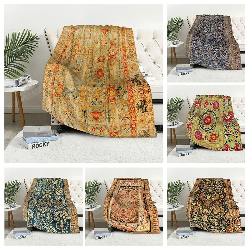 

Plaid sofa for Knee blankets warm winter bed cover throw blanket Decor boho warm fleece Nordic Vintage Moroccan Soft and hairy