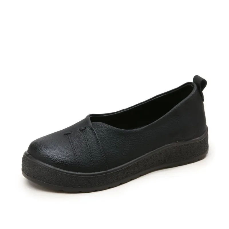 Retro Platform Loafers Women 5