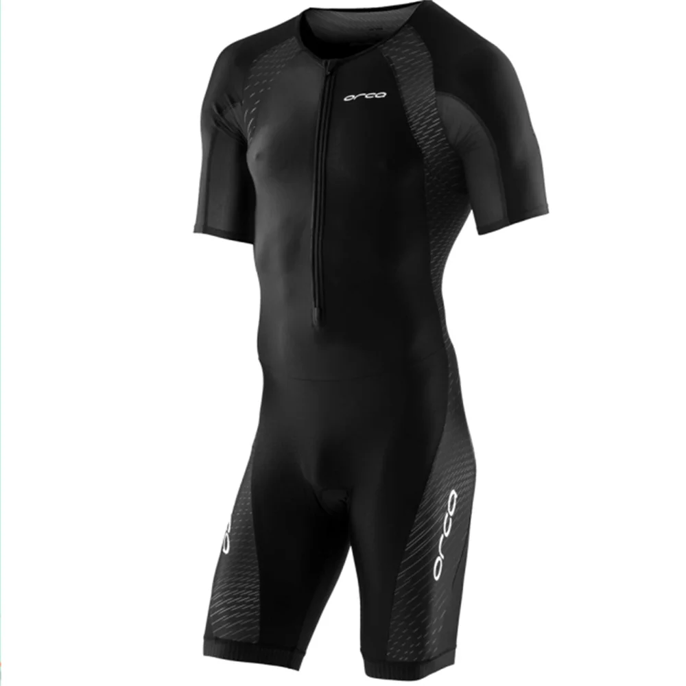 Triathlon Cycling Skinsuit Orca Ropa Ciclismo Hombre Short Sleeve