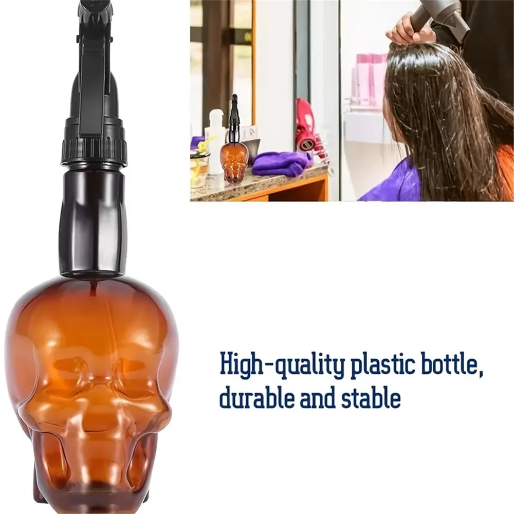 Skull Plastic Squirt Bottle 1Pc 500ml Tattoo Spray Bottle Foaming Pump For Mousse Salon Hair Liquid Tattoo Supplies