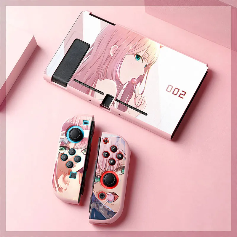 Pink Japanese Switch Case Soft TPU Silicone Case For Nintendo