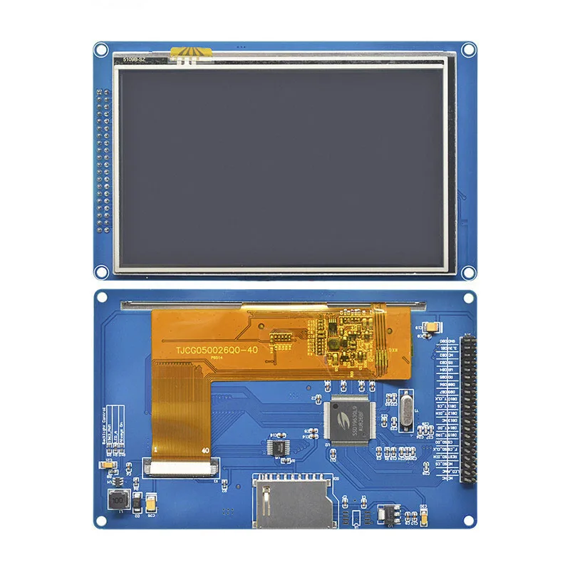   5.0 ġ 800*480 SSD1963 Ʈ ÷ ȭ, 5.0 ġ 8080 LCD TFT , ġ TFT ÷