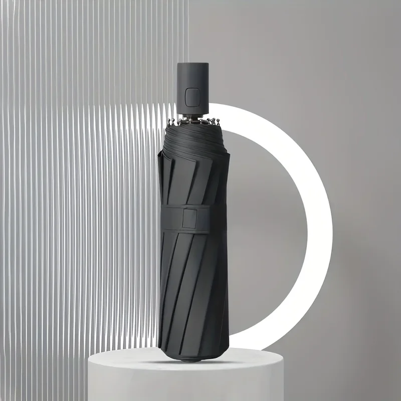 Advanced Wind-Resistant Automatic Folding Umbrella with UV Protection