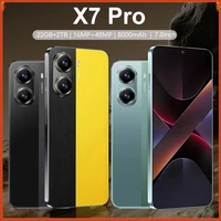 Brand New X7 Pro Smartphone 5G 7.0inch  Android 15 22G 2TB Smart Mobile Phones 8000mAh Dual Global Version Unlocked Cell Phone