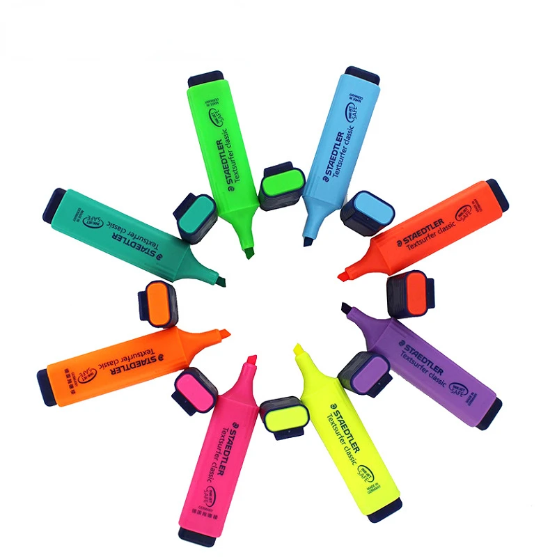 8 Colors Highlighters Drawing Pen Marker Pen for Student School Office Supplies Cute Kawaii Stationery Art Supplies highlighter pen marker pen highlighter marker art marker