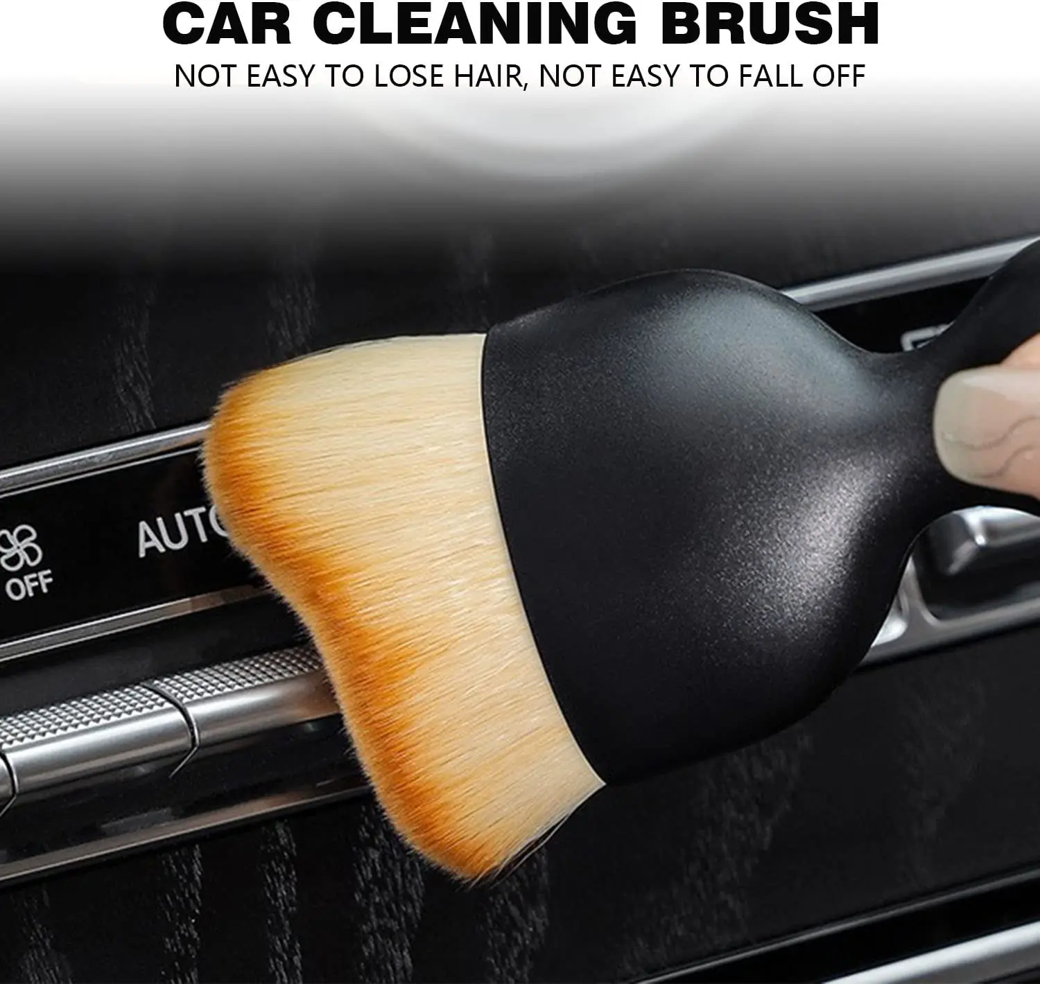 1PC Car Interior Cleaning Soft Brush Air Conditioner Air Outlet