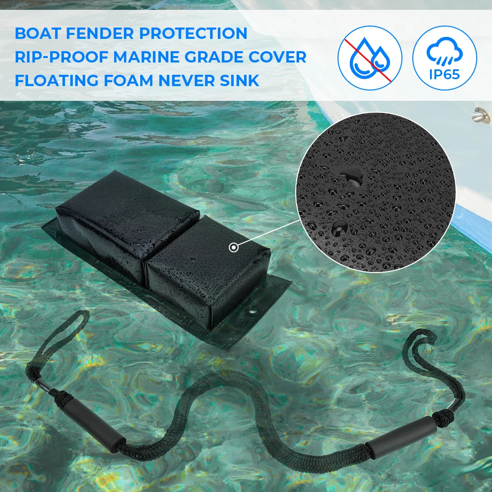 For Yacht Boat Fender Universal Boat Bungee Dock Line Docking Rope Stretching Mooring Rope Shock Cord Anchoring PVC jet ski
