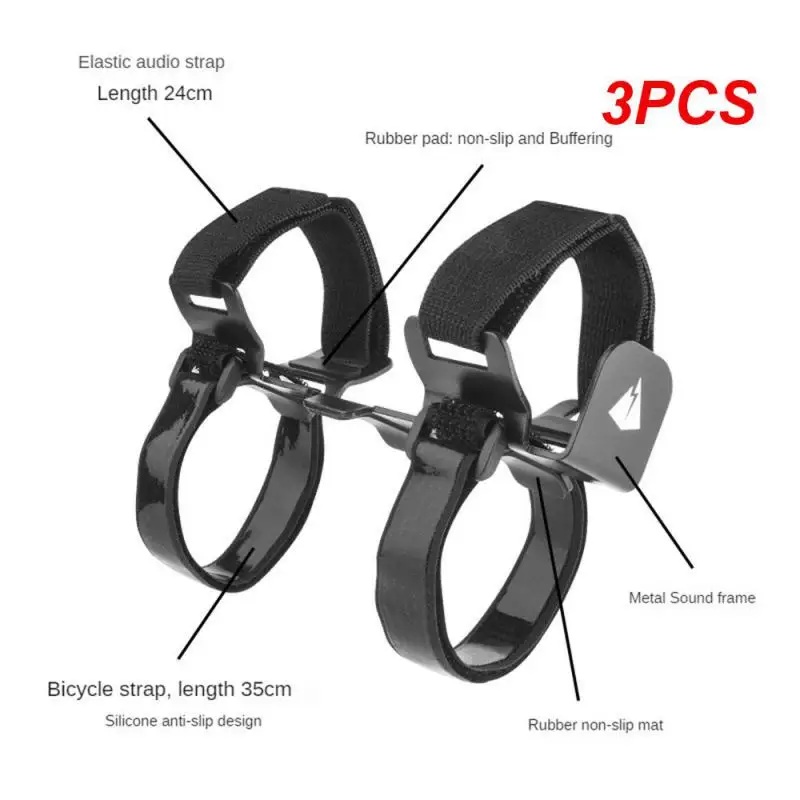 

3PCS Adjustable Bike Speaker Mount Hiking Speaker Fixing Holder Bracket Cycling Water Bottle Cage Motorcycle Bracket Tool