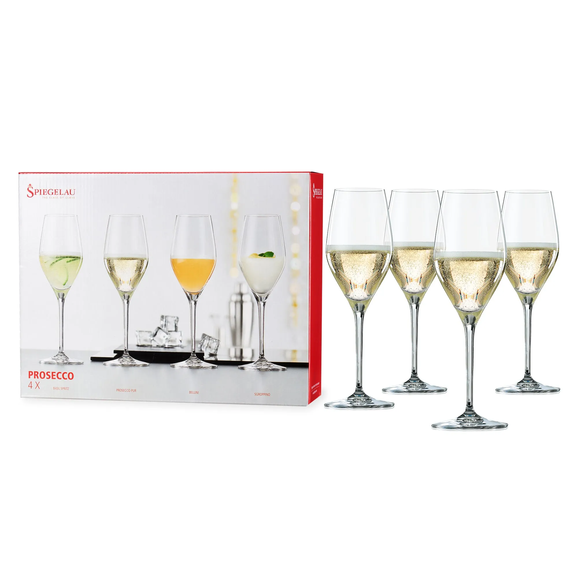 

Spiegelau Prosecco Glass Champagne Glass 4 Wine Supplies Wine Glasses