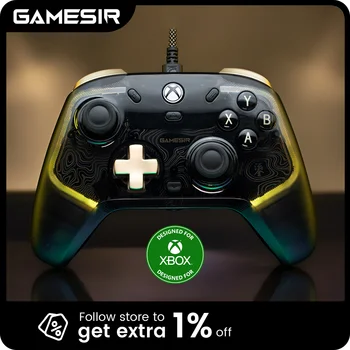 GameSir Kaleid Flux Xbox Controller Wired Gamepad for Xbox Series X, Xbox Series S, Xbox One game console Hall Effect Joystick 1