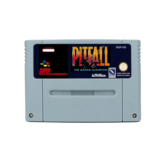 Pitfall-o jogo de ação aventura maia para snes 16 bitretro carrinho  crianças presente - AliExpress