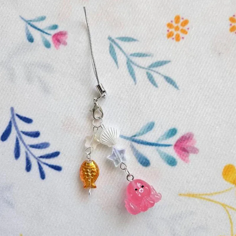 Dierlijke telefoon charme, schattige telefoon hanger,Leuke hars kat