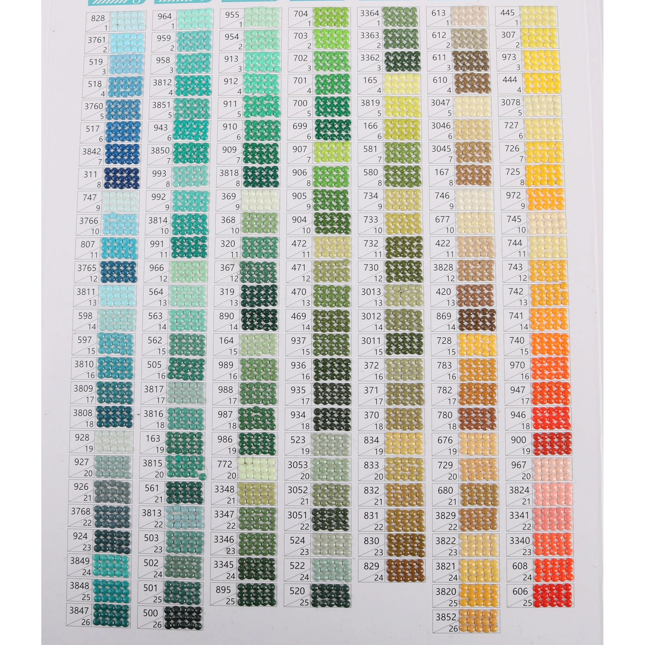 Diamond Painting 447 Colors Full Round/square Drill Diamond Rhinestone Accessories