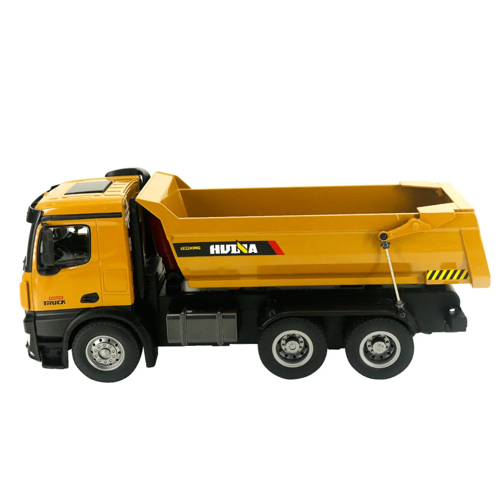 Huina 1582 Alloy Remote-controlled Dump Truck Simulation Multifunctional Loader Excavator Engineering Vehicle Model Adult Toy Gi 4