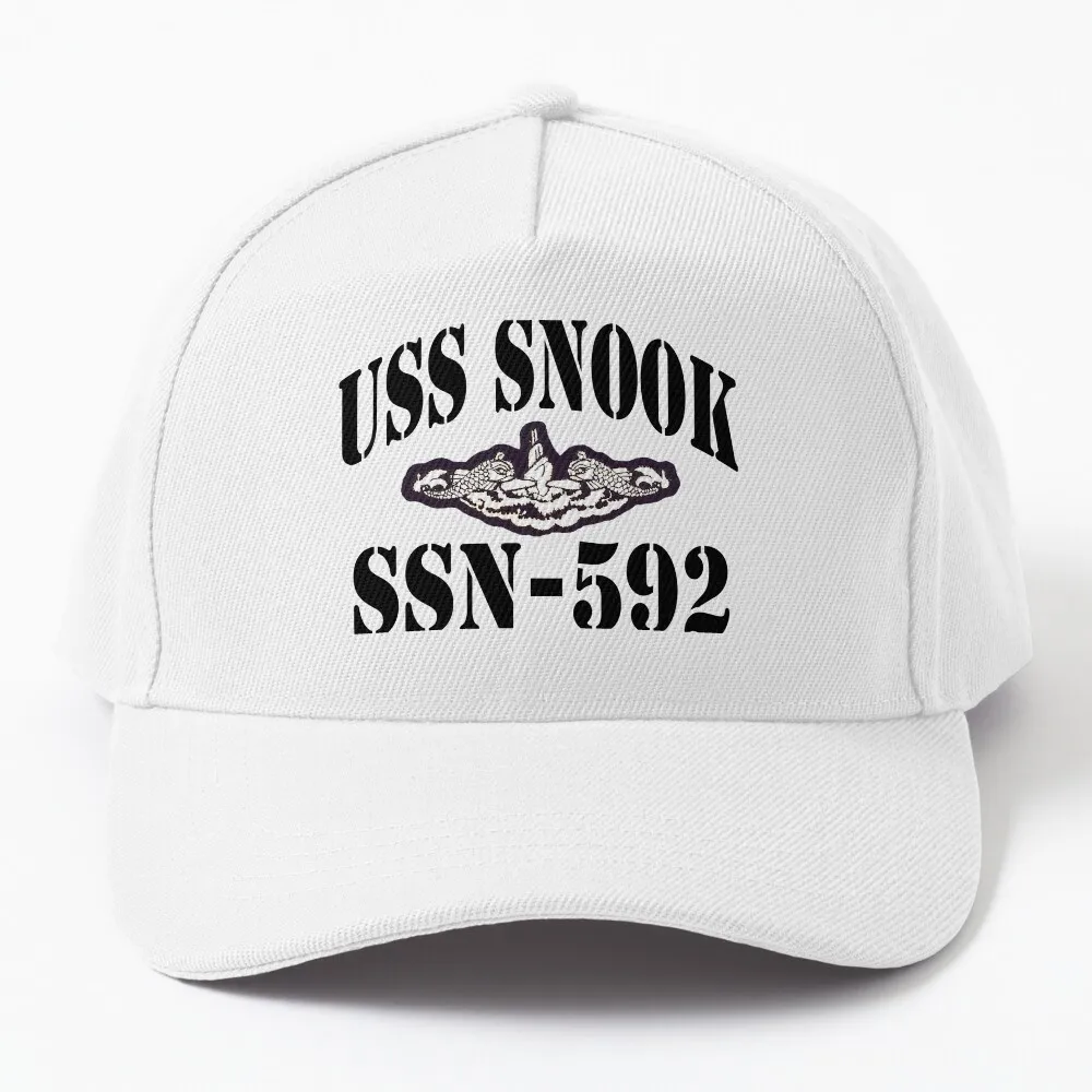 

USS SNOOK (SSN-592) SHIP'S STORE Baseball Cap Fluffy Hat Sun Cap Golf Wear derby hat Men Golf Wear Women'S