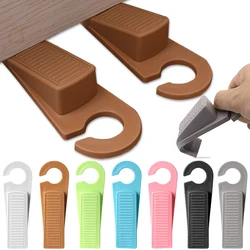 Door Stopper Floor Wear-resistant Anti Slip Indoor Door Stopper Duty Rubber Floor Stop Prevents Doors From Closing Home Gadgets