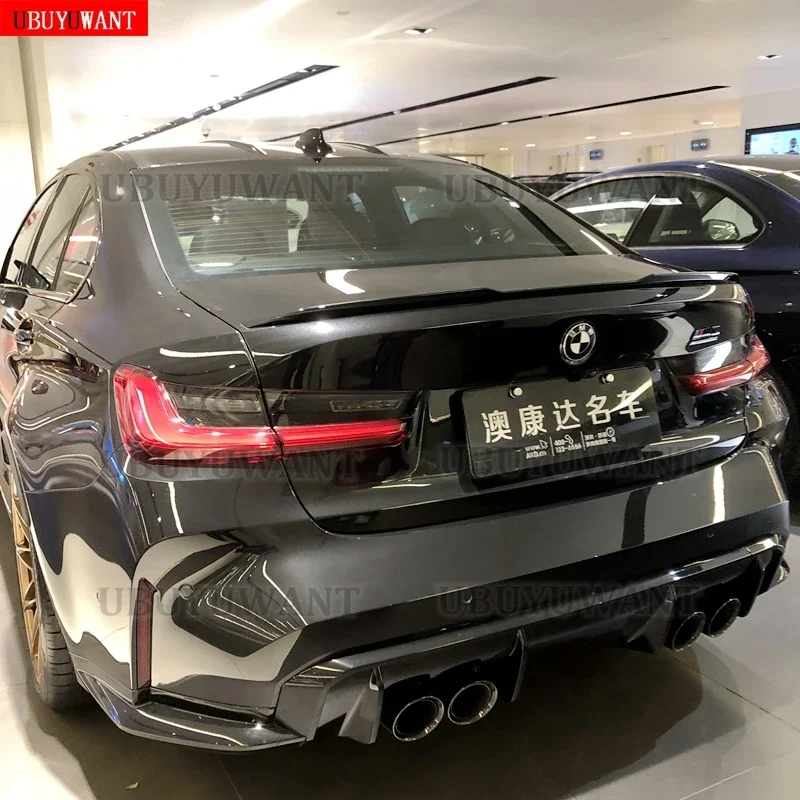 Becquet Arrière Pour BMW Série 3 G20/G28 (2019-2022) - Spoiler Toit PVC, Autocollant - Améliore Aérodynamisme - 5