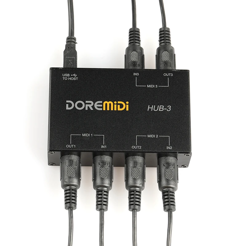 Doremidi Midi 3x3 Caixa Usb Midi Interface Hub3 - Image 4