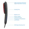 Second Generation OEM Private Label 2 in 1 Electric Fast Hair Brush Straightener Comb 2
