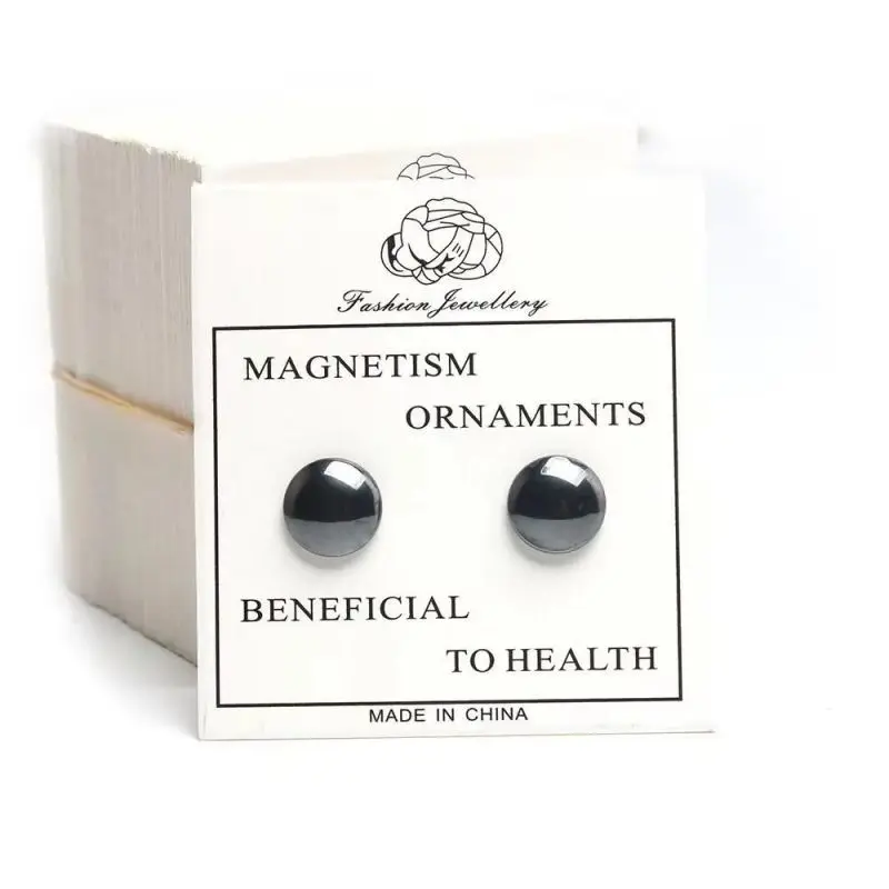 Anime Jujutsu Kaisen Geto Suguru Cosplay Magnetic Earrings Unisex Black Earless Piercing Magnet Ear Clips Jewelry Accessories