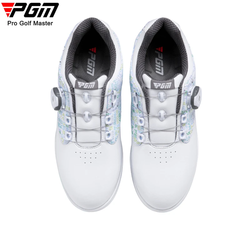 PGM Women Golf Shoes Waterproof Anti-skid Women's Light Weight Soft Breathable Sneakers Ladies Knob Strap Sports Shoes XZ242