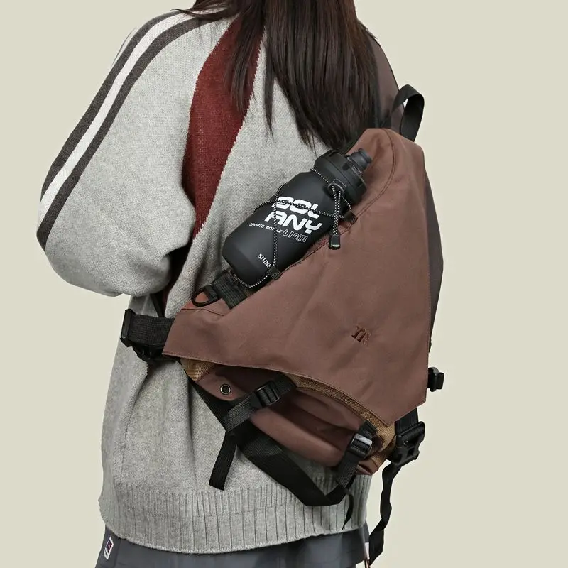 High looks mountain outdoor fashion retro waterproof commuting riding sports bow and arrow bag diagonal shoulder bag