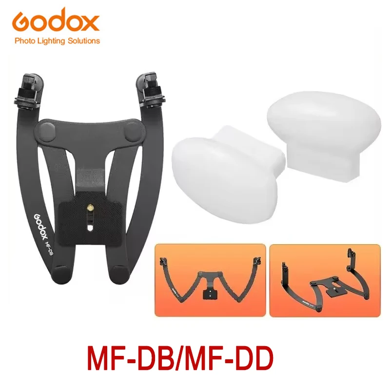 Flash Diffuser Flashlight Bracket For Godox MF12 Nikon Sony