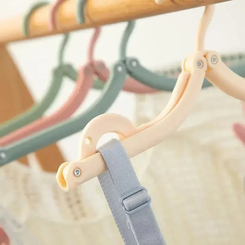 Multifunctional Folding Clothes Hanger Portable Clothes Hanger Foldable Drying Rack Space Saving Stand 5