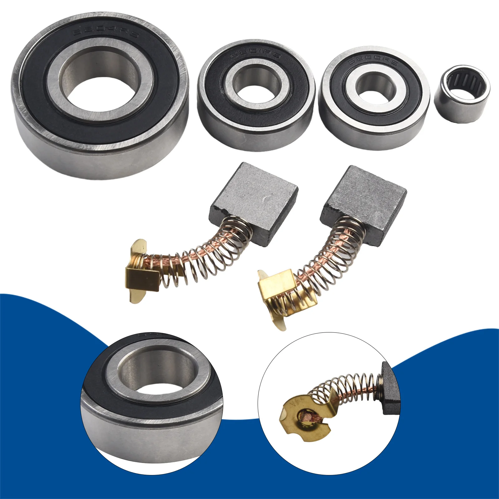 

Motor Rebuild Kit For Craftsman RM871 For 137.Xxxxxx Motorized Table Saws New 6pcs Replacement Motor Power Tools Accessories