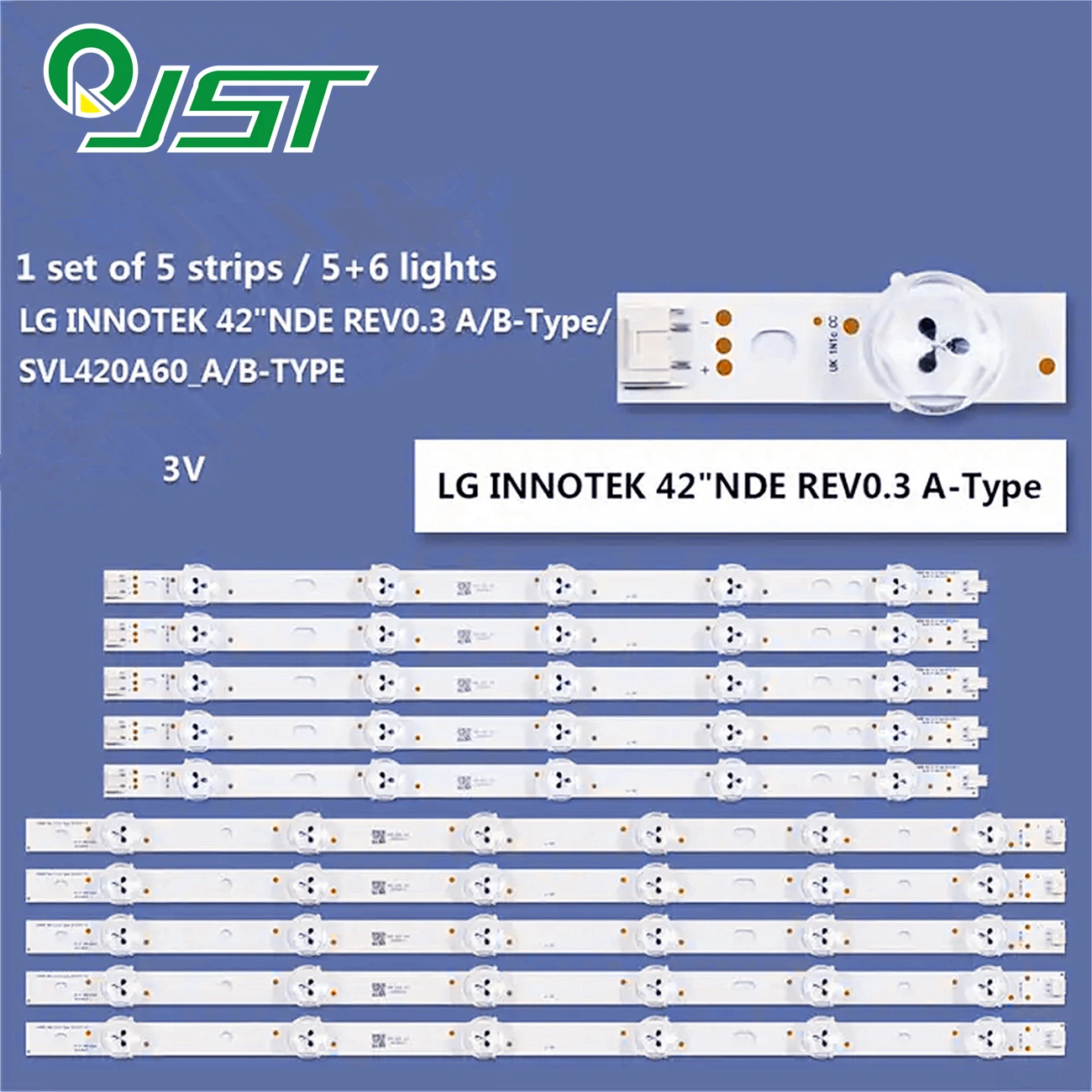 10pcs LED HC420DUN-SLCP1-11XX 42LM3450-ZA 42LS345T-ZA 42LS3150-CA 42LN5100-CP INNOTEK 42 NDE REV 0.3 A TYPE SVL420A60 B-Type
