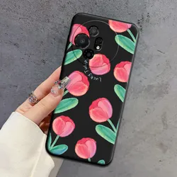 Custodia per telefono in silicone TPU con gelato a fumetti - Copertura posteriore morbida e alla moda